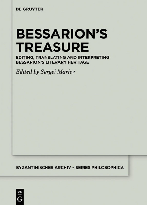 Bessarion&rsquo;s Treasure - 