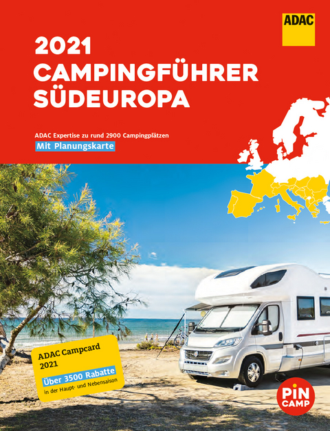 ADAC Campingf&uuml;hrer S&uuml;deuropa 2021