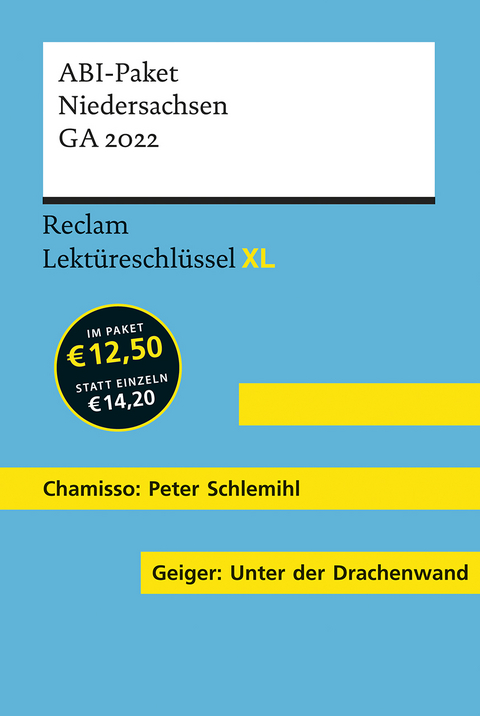Lekt&uuml;reschl&uuml;ssel XL. ABI-Paket Niedersachsen GA 2022 - Wolfgang P&uuml;tz, Sascha Feuchert