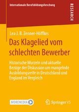Das Klagelied vom schlechten Bewerber - Lea J. B. Zenner-H&ouml;ffkes