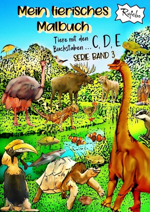 Mein tierisches Malbuch - Rufebo *