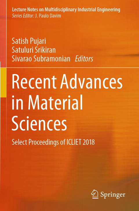 Recent Advances in Material Sciences - 