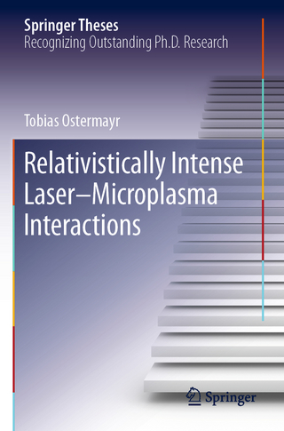 Relativistically Intense Laser–Microplasma Interactions