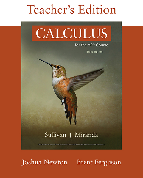 Teacher’s Edition of Calculus for the AP® Course - Michael Sullivan, Kathleen Miranda