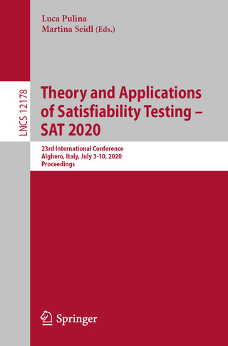 Theory and Applications of Satisfiability Testing – SAT 2020