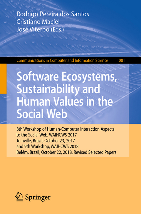 Software Ecosystems, Sustainability and Human Values in the Social Web - 
