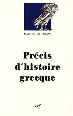 Précis d'histoire grecque