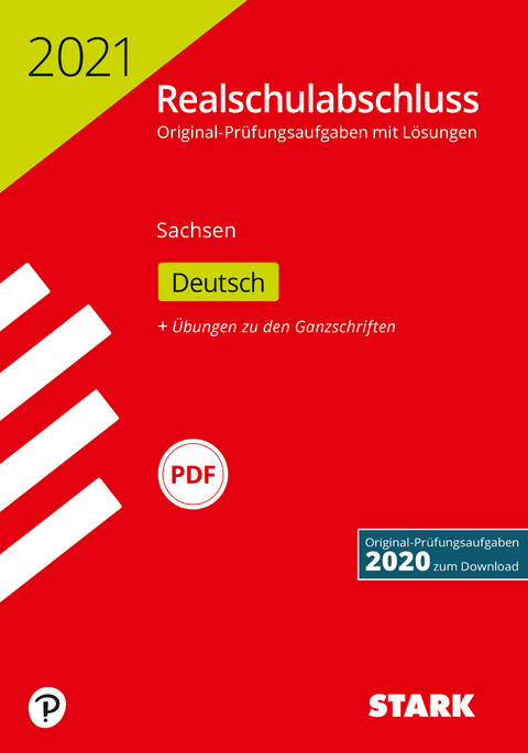 STARK Original-Pr&uuml;fungen Realschulabschluss 2021 - Deutsch - Sachsen