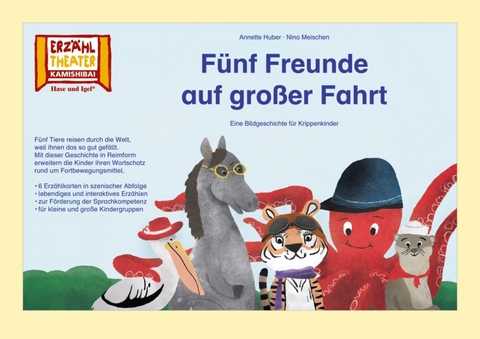 F&uuml;nf Freunde auf gro&szlig;er Fahrt / Kamishibai Bildkarten - Annette Huber