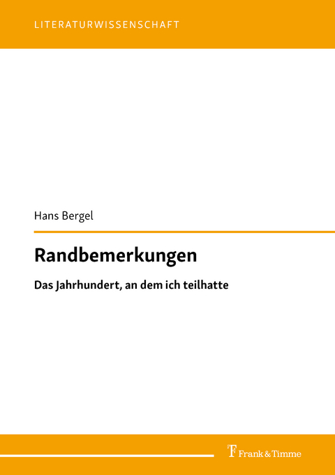 Randbemerkungen - Hans Bergel
