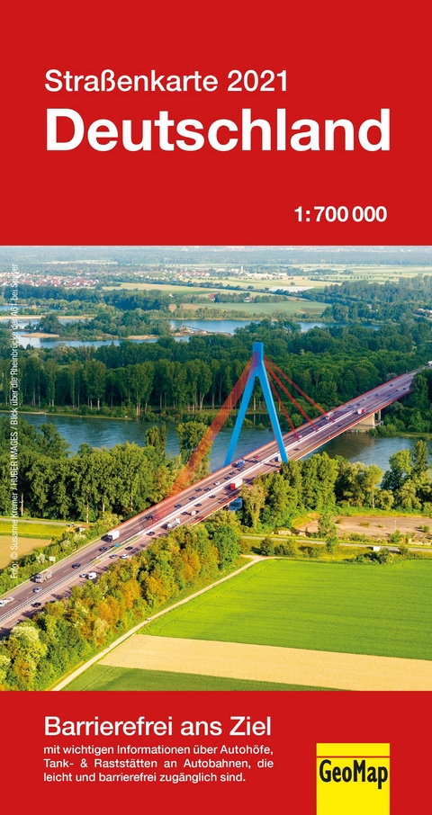 Stra&szlig;enkarte Deutschland