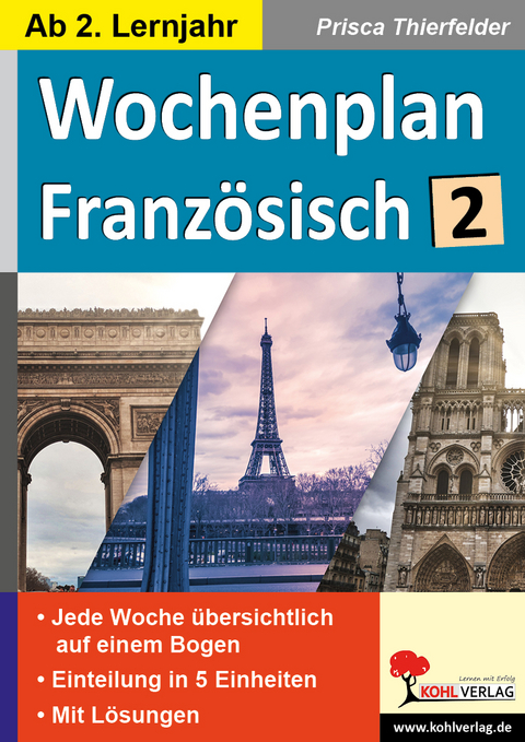 Wochenplan Franz&ouml;sisch / ab 2. Lernjahr - Prisca Thierfelder