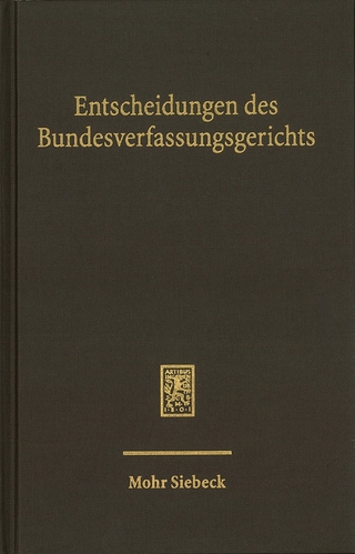 Entscheidungen des Bundesverfassungsgerichts (BVerfGE)
