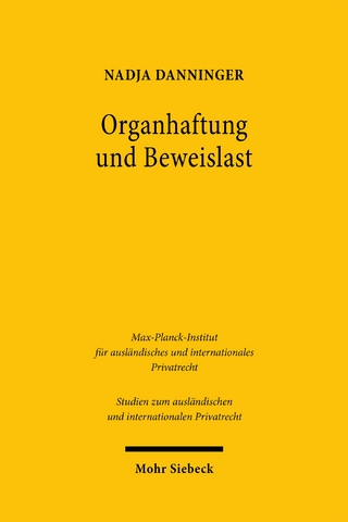Organhaftung und Beweislast