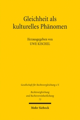 Gleichheit als kulturelles Ph&auml;nomen - 
