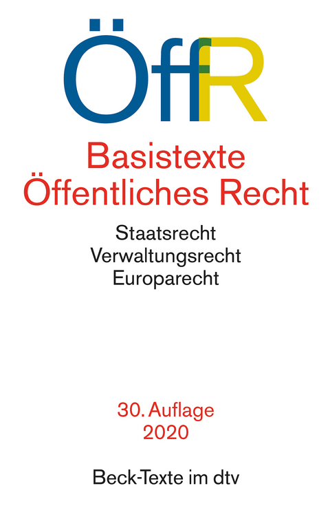 Basistexte &Ouml;ffentliches Recht