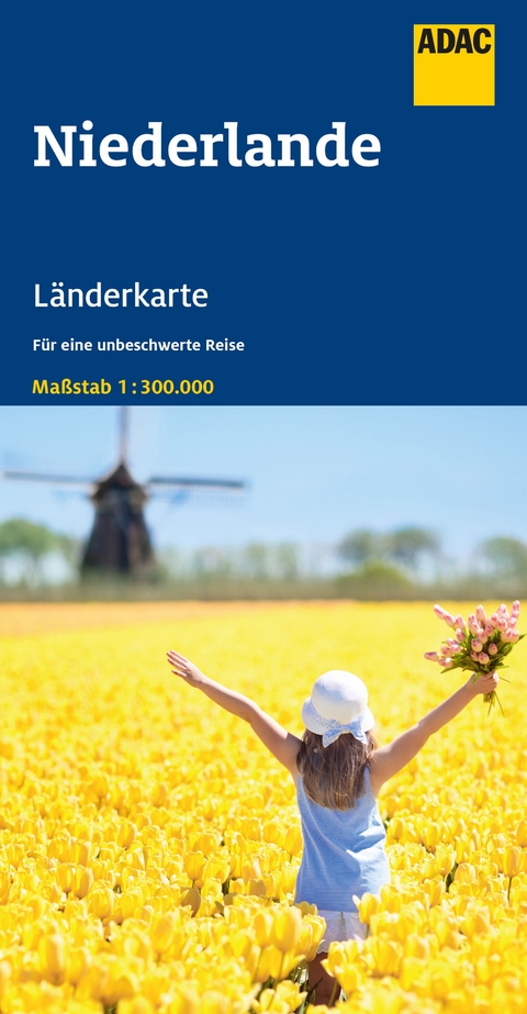ADAC L&auml;nderkarte Niederlande 1:300.000