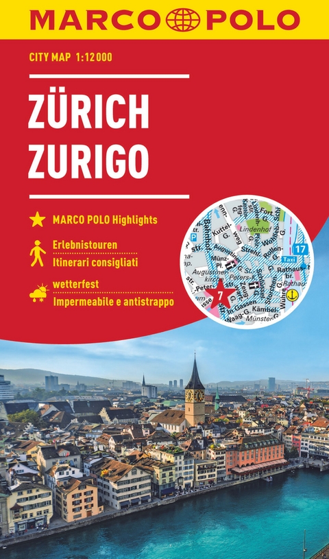 MARCO POLO Cityplan Z&uuml;rich 1:12.000