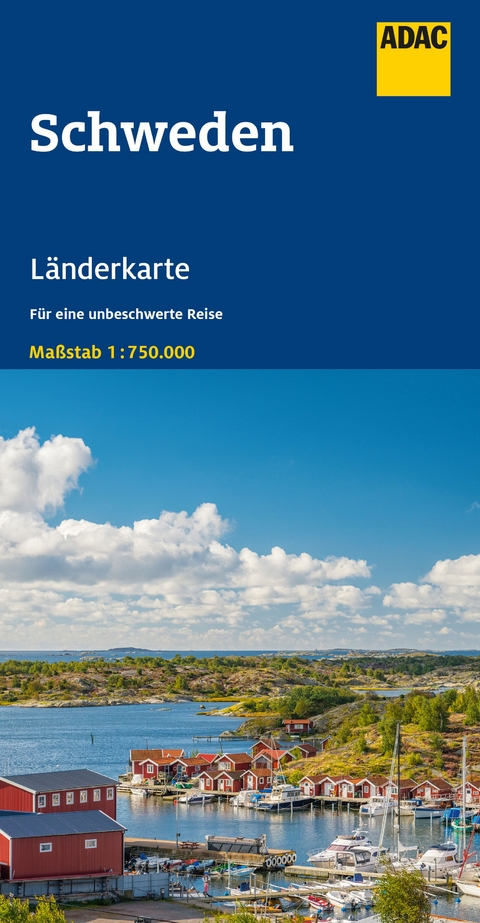 ADAC L&auml;nderkarte Schweden 1:750.000