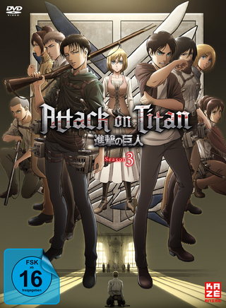 Attack on Titan - 3. Staffel - DVD 1 mit Sammelschuber (Limited Edition)
