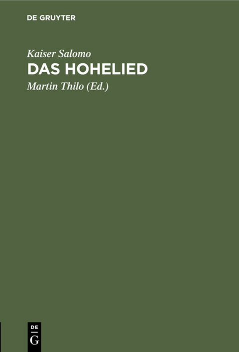 Das Hohelied - 