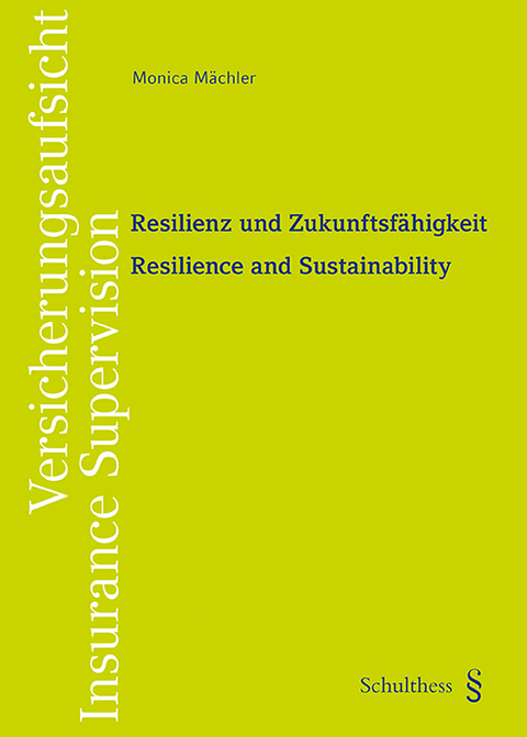Versicherungsaufsicht / Insurance supervision (PrintPlu&sect;) - Monica M&auml;chler
