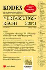 KODEX Verfassungsrecht 2020/21 - 