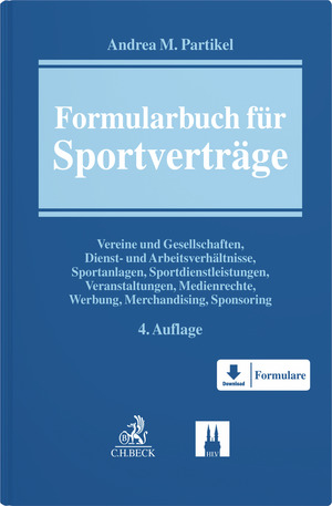 Formularbuch f&uuml;r Sportvertr&auml;ge - Andrea M. Partikel