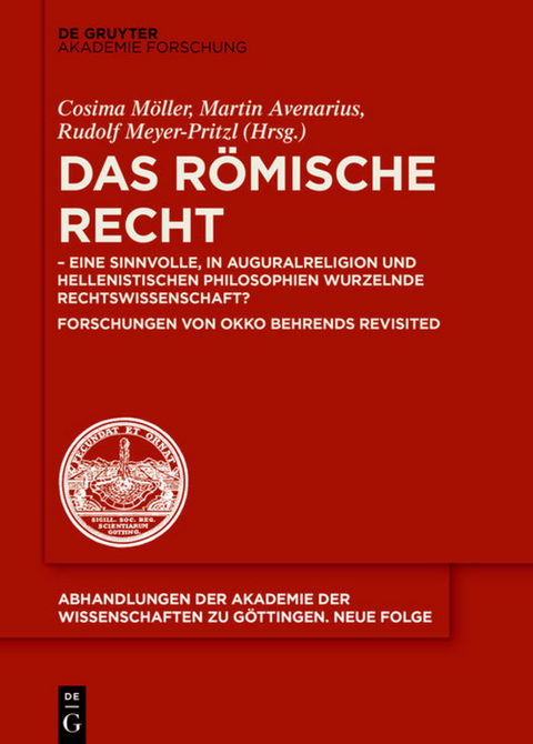 Das R&ouml;mische Recht - 