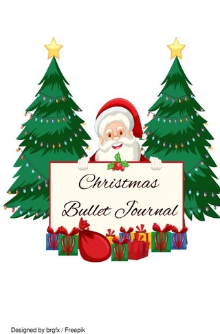 Weihnachten / Notizbuch, Weihnachten, Neujahr, Silvester, Bullet Journal, Geschenkidee, Softcover, 68 Seiten dotted