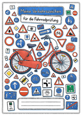 Meine Verkehrszeichen f&uuml;r die Fahrradpr&uuml;fung- mit den neuen Verkehrszeichen - Helga Momm