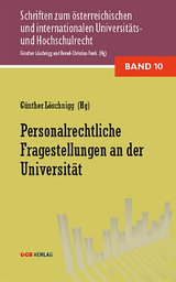 Personalrechtliche Fragestellungen an der Universit&auml;t - 