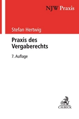 NJW-Praxis / Praxis des Vergaberechts - Stefan Hertwig