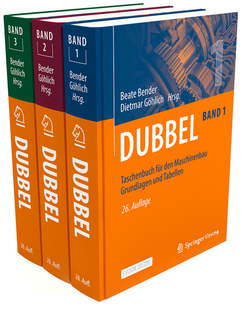 Dubbel Taschenbuch f&uuml;r den Maschinenbau Band 1-3 - 