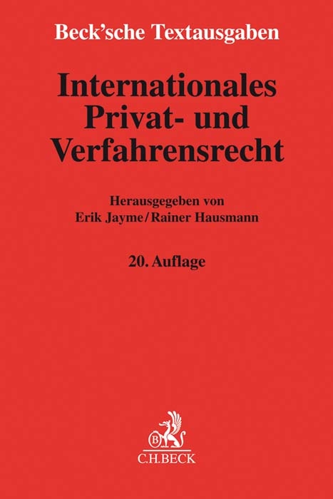 Internationales Privat- und Verfahrensrecht - 