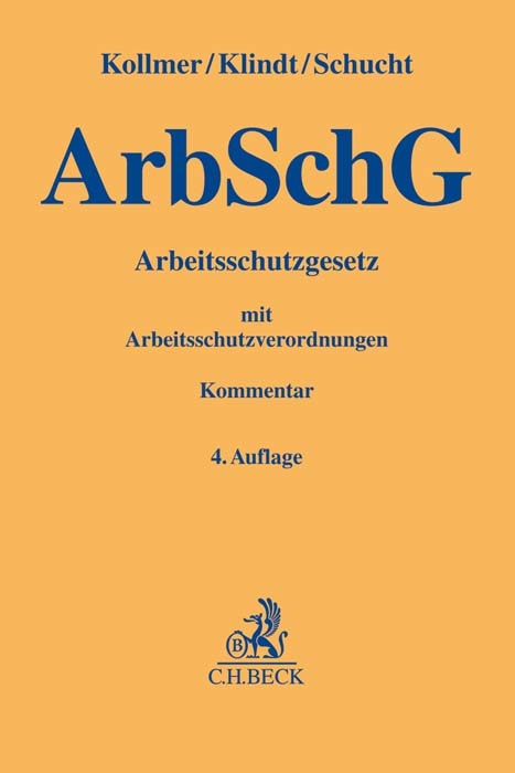 Arbeitsschutzgesetz. ArbSchG - 