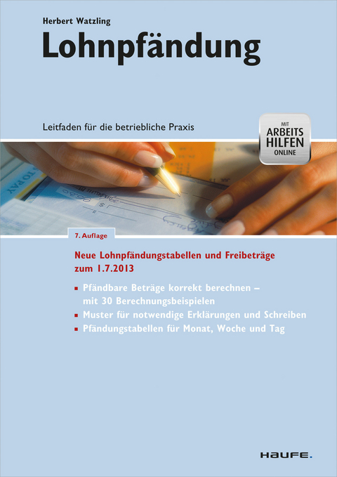 Lohnpf&auml;ndung -mit Arbeitshilfen online -  Herbert Watzling