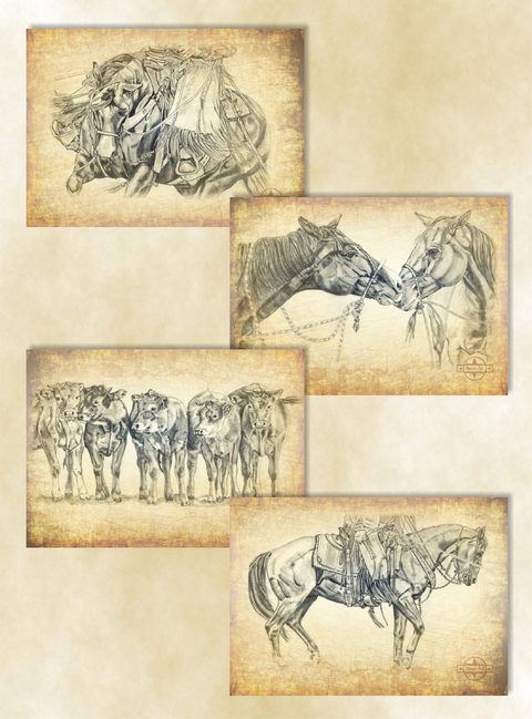 Poster-Set „Vaquero“ - Susanne Kreuer