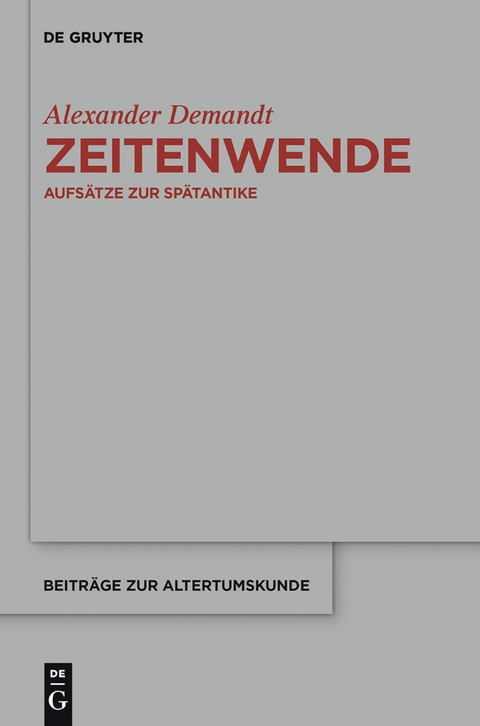 Zeitenwende - Alexander Demandt