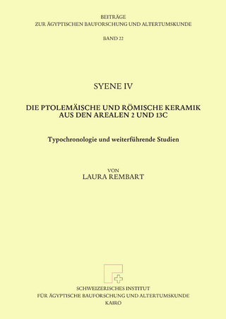 Syene IV. Die ptolemäische und römische Keramik aus den Arealen 2 und 13c