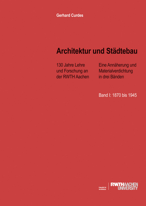 Architektur und St&auml;dtebau - Gerhard Curdes