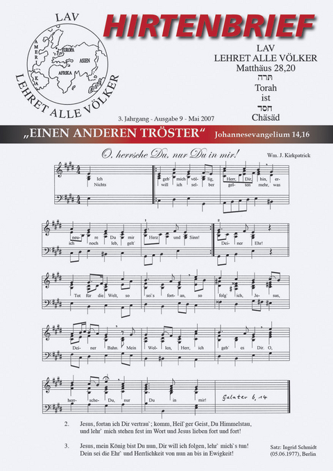 "EINEN ANDEREN TRÖSTER" Johannes 14,16 - Gerhard &amp Schadt-Beck;  Ellen