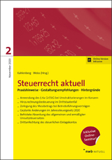 Steuerrecht aktuell 2/2020 - David Dietsch, Tobias Fischer LLB, Hannah Gladitsch, Ralf Haendel, Christina Jagenburg, Michael Joisten, Christian Kappelmann, Gustav Liedgens, Rebekka Rein, Patrick Seiler M.A., Michael Pospischil, Noemi Strotkemper, Henning St&uuml;mpfig, Christian Kahlenberg, Martin Weiss