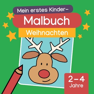 Mein erstes Kinder-Malbuch: Weihnachten