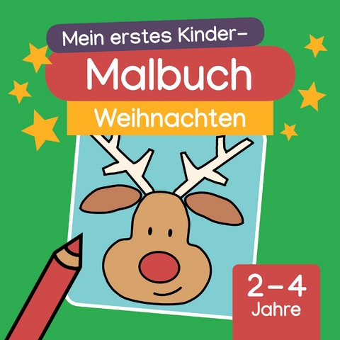 Mein erstes Kinder-Malbuch: Weihnachten - Fabian Hedwig