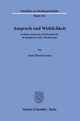 Anspruch und Wirklichkeit. - Anna Theresa Leneis