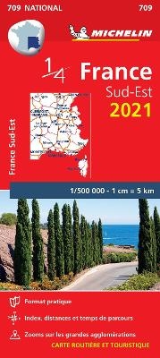 Southeastern France 2021 - Michelin National Map 709 -  Michelin