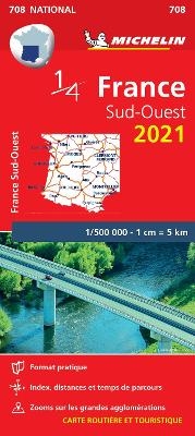 Southwestern France 2021 - Michelin National Map 708 -  Michelin