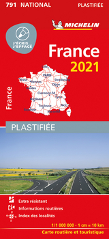 Michelin France 2021 (plastifiziert)