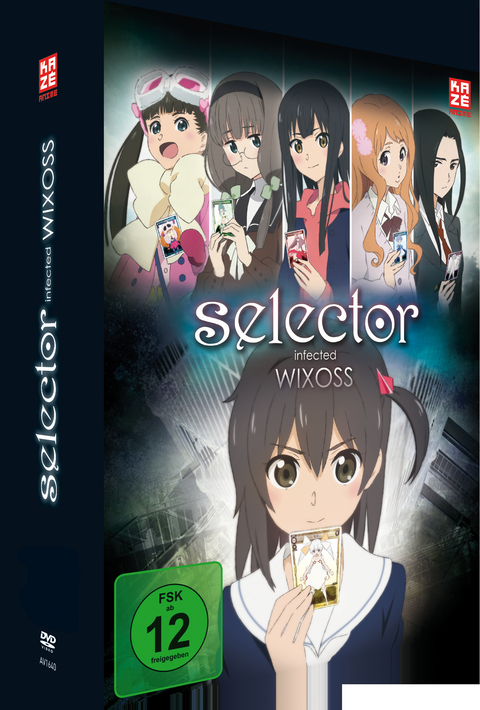 Selector Infected Wixoss - Staffel 1 - Gesamtausgabe - DVD Box (4 DVDs) - Takuya Satō